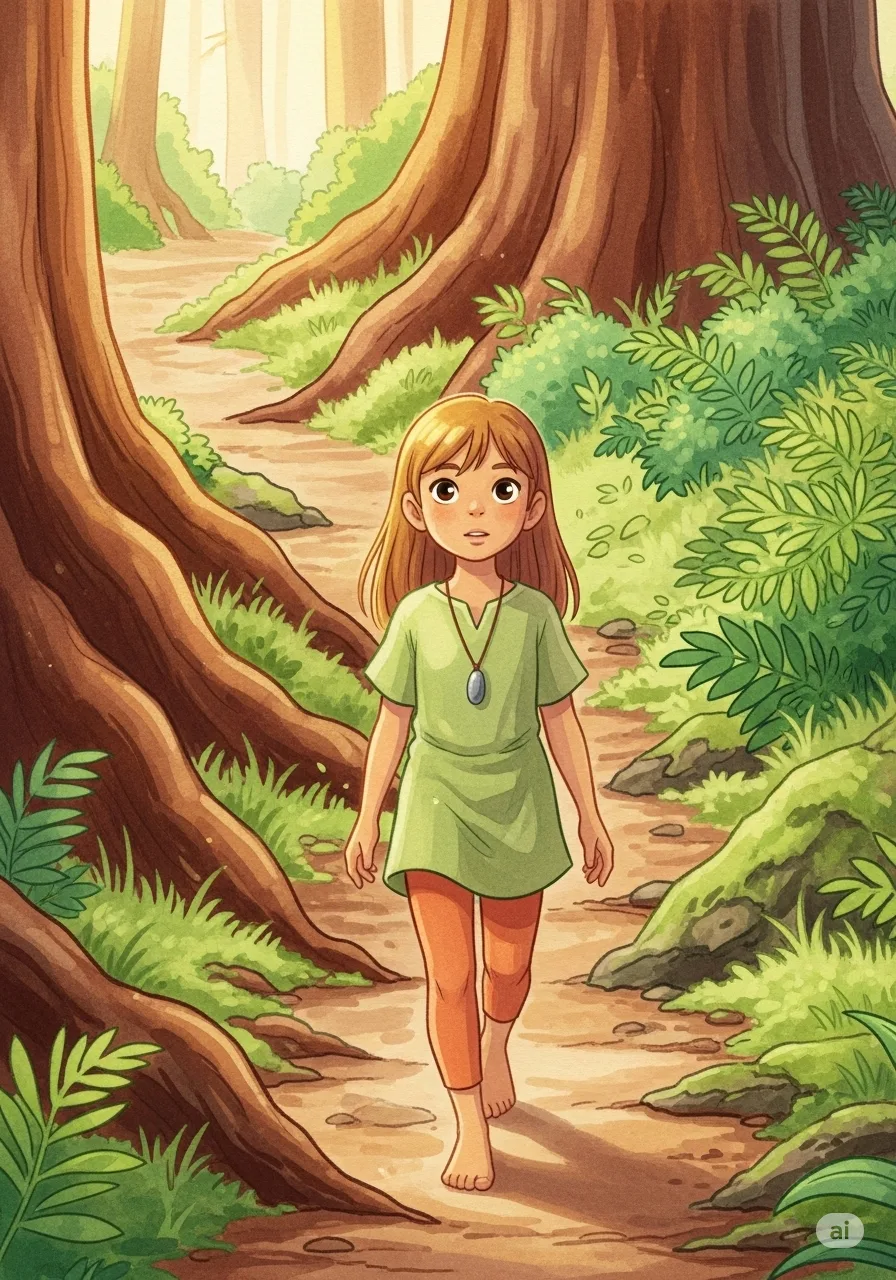 Página del libro de cuento con una imagen