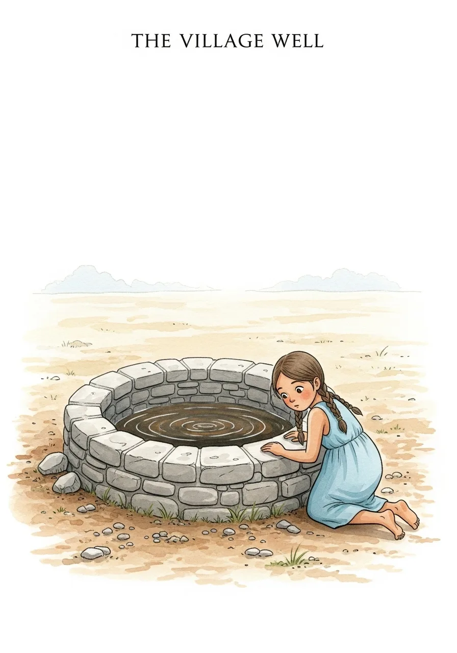 Página del libro de cuento con una imagen