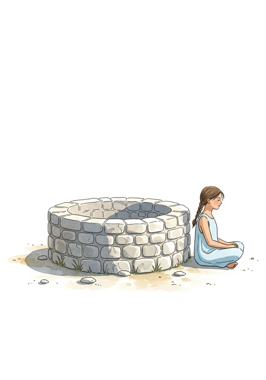 Página del libro de cuento con una imagen