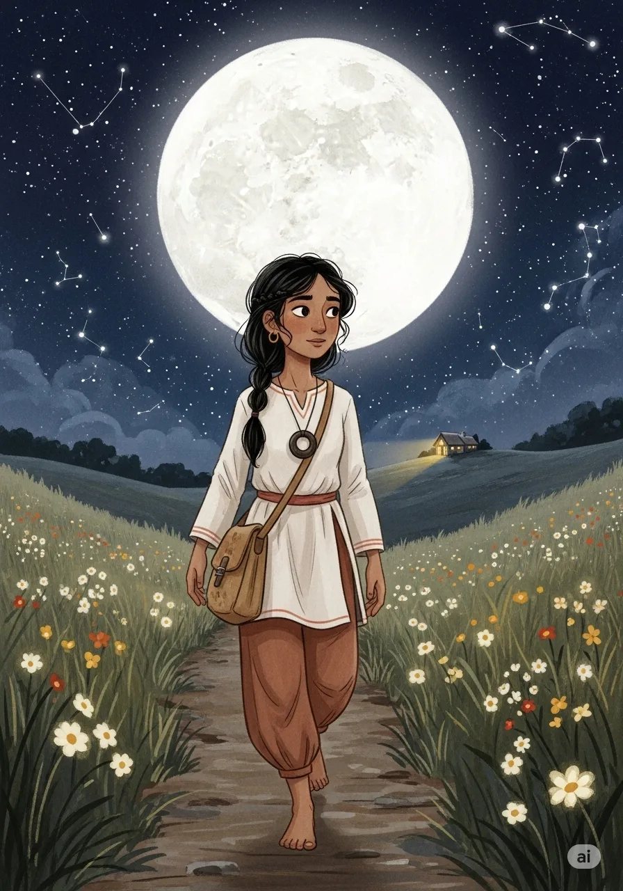 Página del libro de cuento con una imagen
