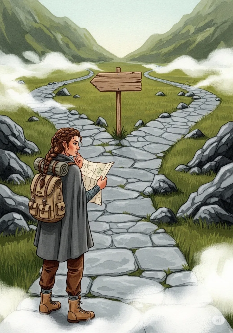 Página del libro de cuento con una imagen