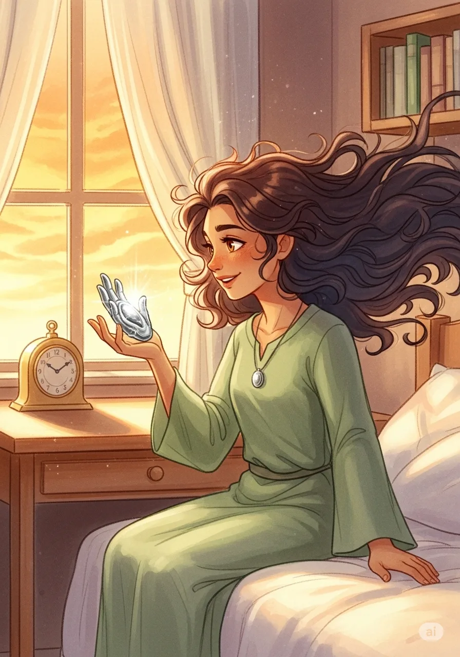 Página del libro de cuento con una imagen