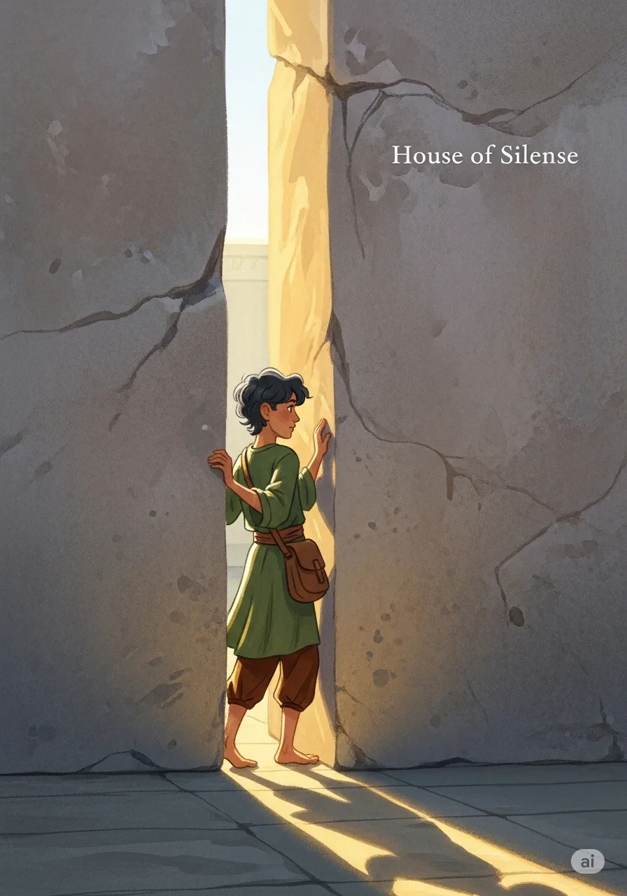 Página del libro de cuento con una imagen