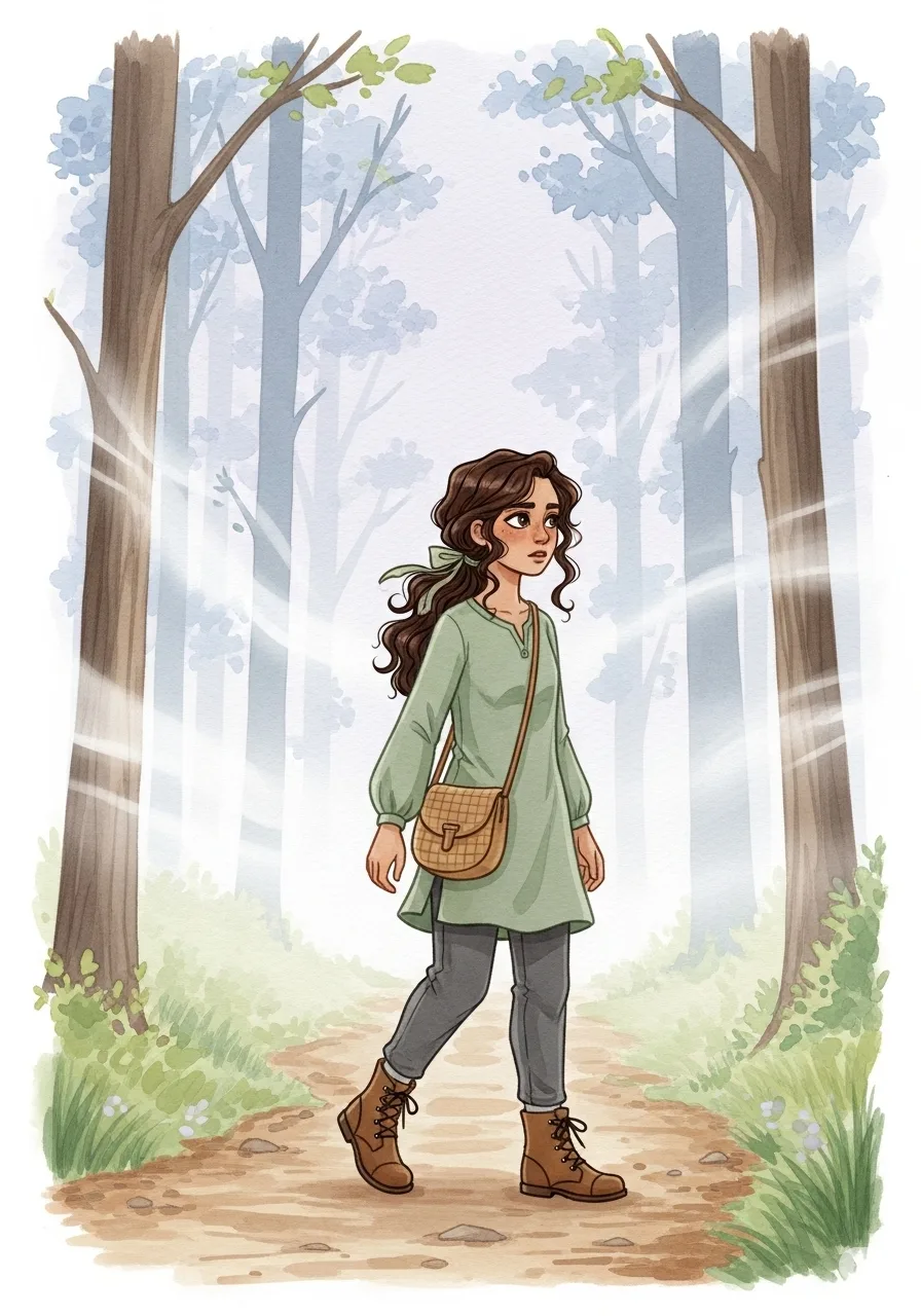 Página del libro de cuento con una imagen