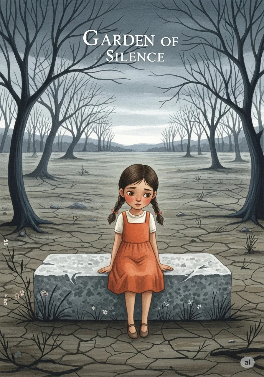 Página del libro de cuento con una imagen
