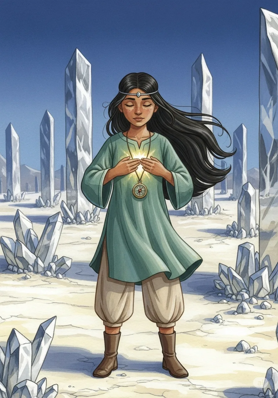 Página del libro de cuento con una imagen